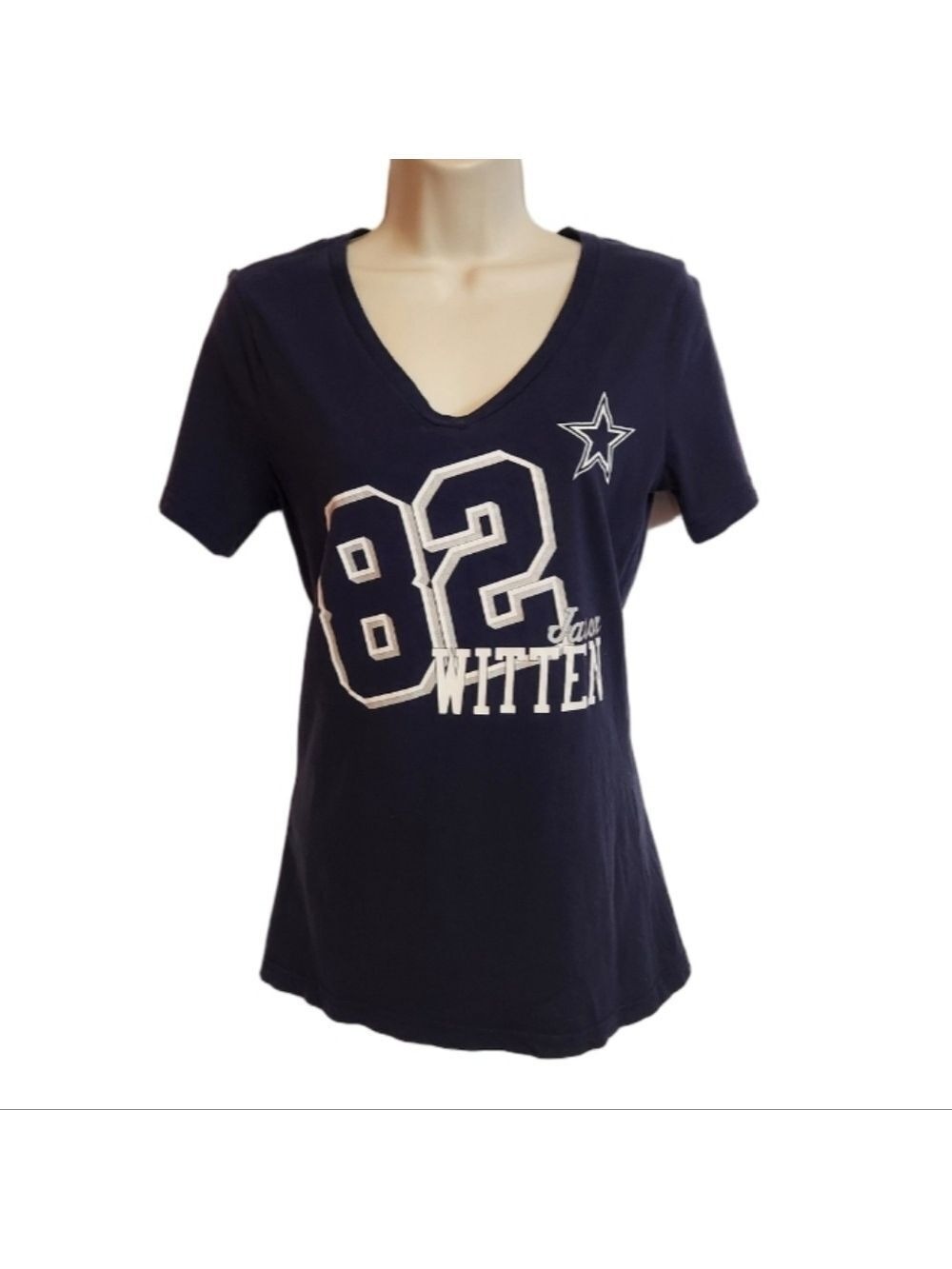 Dallas Cowboys Jason Witten NFL T Shirt Navy White Medium